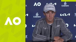 Casper Ruud quotI felt strongquot press conference 3R  Australian Open 2021 [upl. by Allemrac]