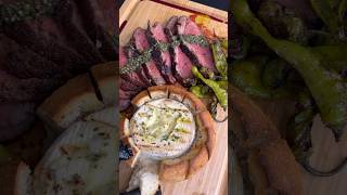 Roasted picanha roast with Brie cheese stuffed bread [upl. by Tap]