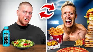 Swapping Diets with Fitness Youtuber REEV [upl. by Nosirb540]