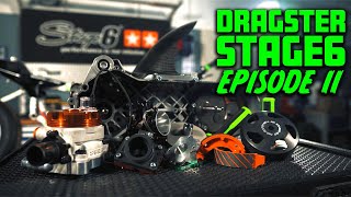 MONTAGE CONFIGURATION STAGE6 RT 70CC MINARELLI HORIZONTAL  😈💚🧡  Dragster Stage6 RT épisode II [upl. by Bevan]