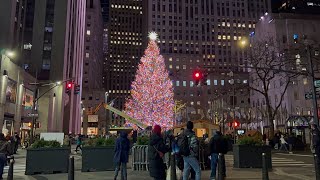 New York City LIVE Manhattan amp Last Day Of Rockefeller Center Christmas Tree January 13 2024 [upl. by Iren]