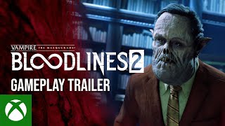 Vampire the Masquerade Bloodlines 2  Official Gameplay Trailer [upl. by Anehsuc]