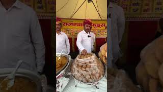 rajishthani shahi thali raja maharajayoo bali🤯🤯🧑‍🍳🧑‍🍳 streetfood foodvlog indianstreetfood [upl. by Anol282]