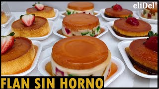 💥3 Postres para NEGOCIO Sin HORNO ¡FLAN receta FÁCIL rápida y ECONÓMICA [upl. by Analah415]