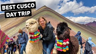 Gorgeous RAINBOW MOUNTAIN Cusco Day Trip peru vlog [upl. by Yniar811]