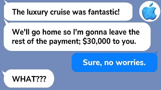 【Apple】My MIL and husband pushed the payment of 30000 for the luxury cruise to me and they went [upl. by Eednil]