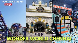 VGP WONDER WORLD IN CHENNAI  TRAMPOLINE PARK  THRILLING RIDES  ECR  THE MADRAS EATS [upl. by Lucania]