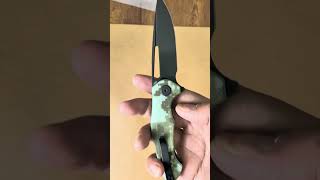 Kubey ku210L Folding 14c28n Steel Camo G10 Handle [upl. by Issi]