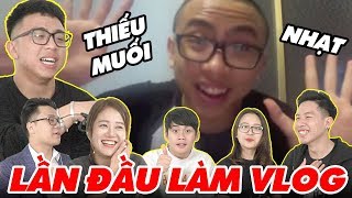 Schannel REACTION TÂN MỘT CÚ LẦN ĐẦU LÀM VLOG  ĐẦU TRỌC VÀ THIẾU MUỐI [upl. by Tnecnivleahcim]