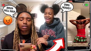 REACTING TO MY 15 YEAR OLD SISTER TIKTOKSI CANT BELIEVE THIS [upl. by Uyerta320]