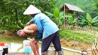 FULL VIDEO 3Years With Grandparents Building A Life Harvesting Cassava Roots Making Cassava Cakes [upl. by Alah316]