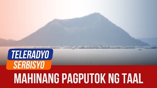 Minor phreatic eruption at Taal volcano recorded PHIVOLCS  Teleradyo Serbisyo 25 September 2024 [upl. by Illak]