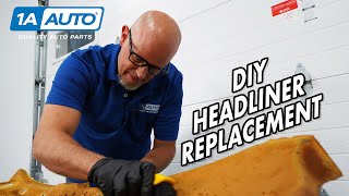 Saggy Ripped Headliner How to Replace the Headliner on Any Car or Truck [upl. by Aneerahs]