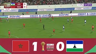 Maroc contre Lesotho 10  Éliminatoires AFCON 2025  Résumé de Match [upl. by Suanne]