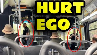 NEWLY RELEASED Footage  Full Bus Watches EgoBrused Cop Threaten Driver [upl. by Melamie]