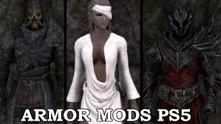 Skyrim Armor Mods On PS5PS4  Best Skyrim Armor Mods On Playstation [upl. by Sremlahc]