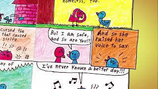 CAT KID COMIC CLUB  Poppys quotTwo Birdsquot comic from Cat Kid Comic Club Influencers by Dav Pilkey [upl. by Harikahs]