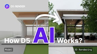 AI Architecture Rendering  Explore how fast this AI animates your architectural designs [upl. by Gambell]