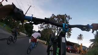 Stunting on the streets of StLucia  1400 bikers [upl. by Fang]