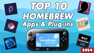 Top 10 Essential Wii U Homebrew Apps amp Plugins 2024 [upl. by Llekim526]