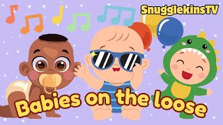 Babies on the Loose 👶👶  Sing Along with the Silly and Cute Baby Crew 🎶 [upl. by Janaya]