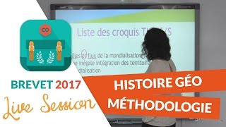 Brevet 2017  Méthodologie pour lHistoire Géo en live avec digiSchool [upl. by Ronald]