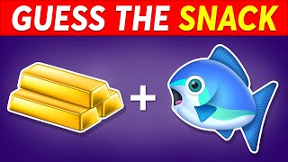 Guess the Snack by Emoji 🍟  Emoji Quiz Challenge 2024 [upl. by Cozmo]