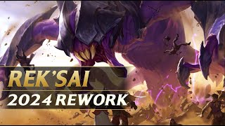 REKSAI 2024 REWORK Gameplay  League of Legends [upl. by Seamus]