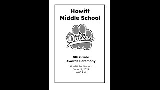 Farmingdale Public Schools Howitt Middle School 8th Grade Awards Ceremony [upl. by Fante]