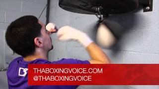 GARCIA VS HERRERA GARCIA SPEED BAG TRAINING [upl. by Fadil]