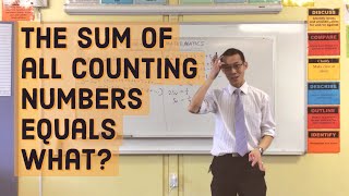 The sum of all counting numbers equals WHAT [upl. by Olmsted]