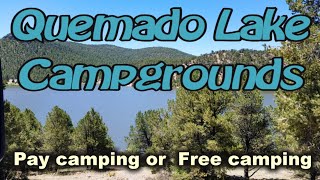 Quemado Lake Campgrounds  Pay Camping and where to camp for FREE [upl. by Llenyt]