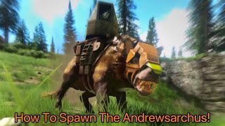 How To Spawn The Andrewsarchus In Ark Ps4XboxPc [upl. by Marijo]