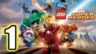 LEGO Marvel Super Heroes Walkthrough PART 1 PS3 Lets Play Gameplay TRUEHD QUALITY [upl. by Norihs]