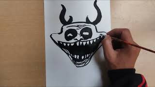 How to draw troll face step by step drawing trollface [upl. by Aronid]