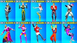 The Best Dances From Every Season in Fortnite Battle Royale [upl. by Lehctim]