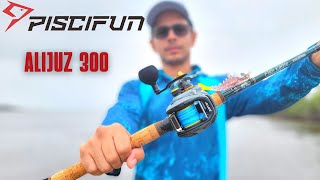 REVIEW DA CARRETILHA PISCIFUN ALIJUZ 300 A MELHOR EM QUALIDADE E CUSTO BENEFÍCIO [upl. by Yeslah]