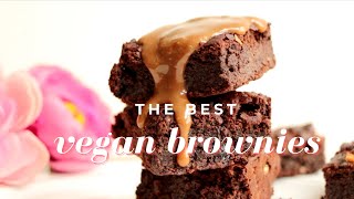 Protein Brownies Vegan  Easy Fudgy Vegan Brownies [upl. by Alletsirhc]