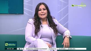 Entrevista con Arelys Henao  Teleantioquia Noticias [upl. by Ennayr]