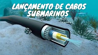 COMO É FEITO O LANÇAMENTO DE CABOS SUBMARINO [upl. by Nnylkcaj328]