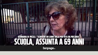 Prof assunta a 69 anni per lei contratto a tempo indeterminato quotLa pensione Per ora non mi intere [upl. by Shay711]