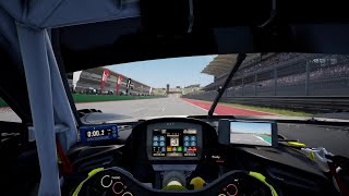 ACC cota Ferrari 296 GT3 Track Guide Hotlap  Telemetry [upl. by Merriott]