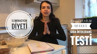 ELİMİNASYON DİYETİ \ EN GÜVENİLİR GIDA İNTOLERANS  ALERJİ TESTİ [upl. by Isman]