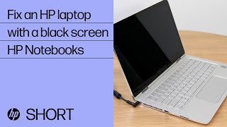 How to fix an HP laptop with a black screen  HP Support [upl. by Gewirtz]