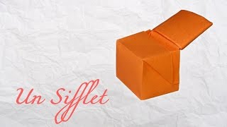 Origami  Un sifflet qui siffle [upl. by Ardnnaed]