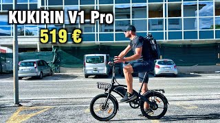 Bici elettrica PERFETTA per la CITTÀ  ECONOMICA veloce e compatta  Kukirin V1 Pro [upl. by Jelena754]