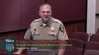 Pasco City Council Workshop August 12 2024 [upl. by Yboj699]