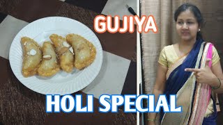 SUJI MAWA GUJIA I HOLI SPECIAL RECIPE I RADHAS RECIPES [upl. by Innus]