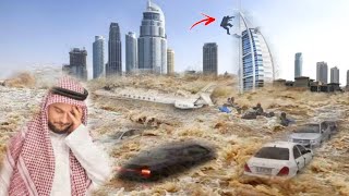 Dubai sank again  Speedy Water Destroyed Buildings  UAE Floods 2022 [upl. by Nodnarbal109]