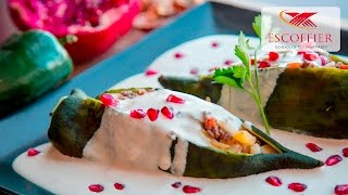 Stuffed Peppers With Goat Cheese Walnut Sauce [upl. by Ezzo133]